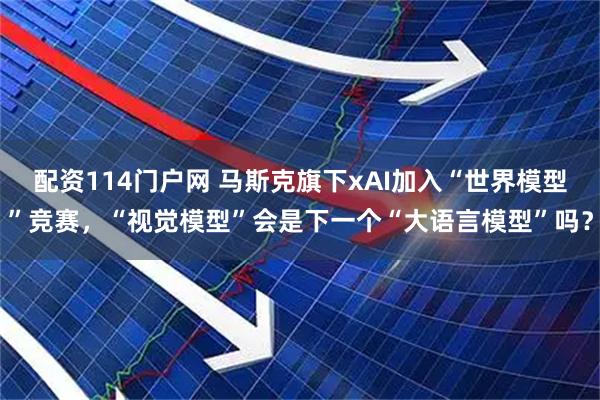 配资114门户网 马斯克旗下xAI加入“世界模型”竞赛，“视觉模型”会是下一个“大语言模型”吗？